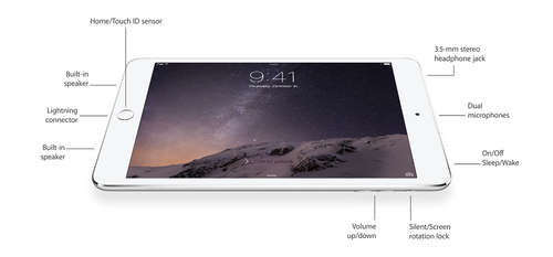 Apple iPad Mini Wi-fi Cell 32GB White + BT ZAGG Keyboard