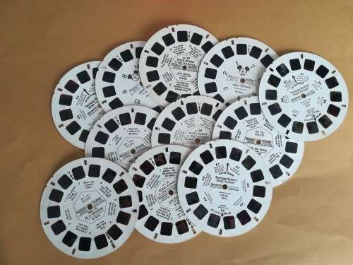 Vintage View Master - 3D Image Viewer - Model J - with x11 various Reel Wheels included