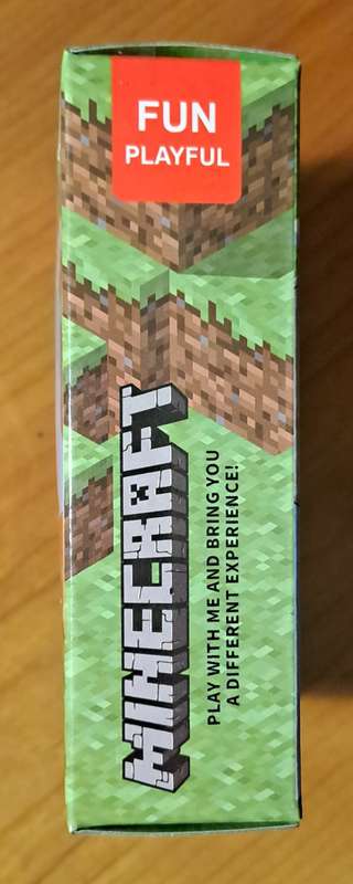 Minecraft Pink Hair Figure with Digital Time Interface (Still in original box)