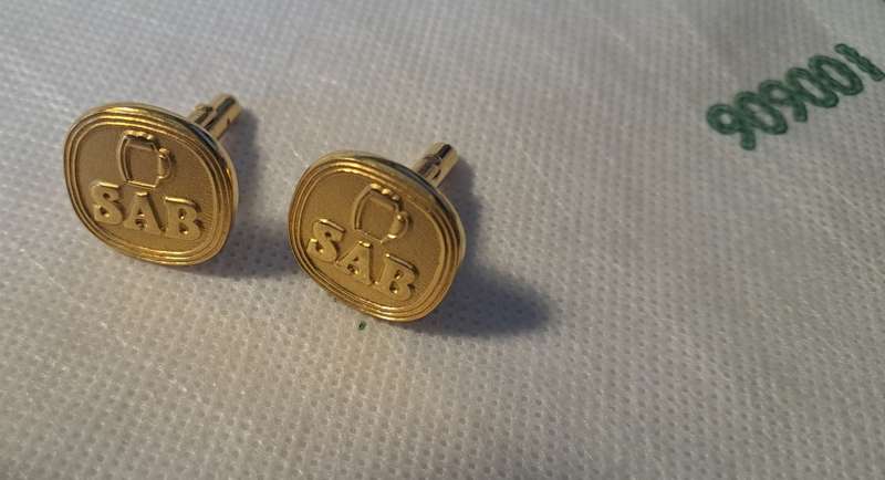 Vintage Cuff Links (Set 8 - South African Brewery - SAB)