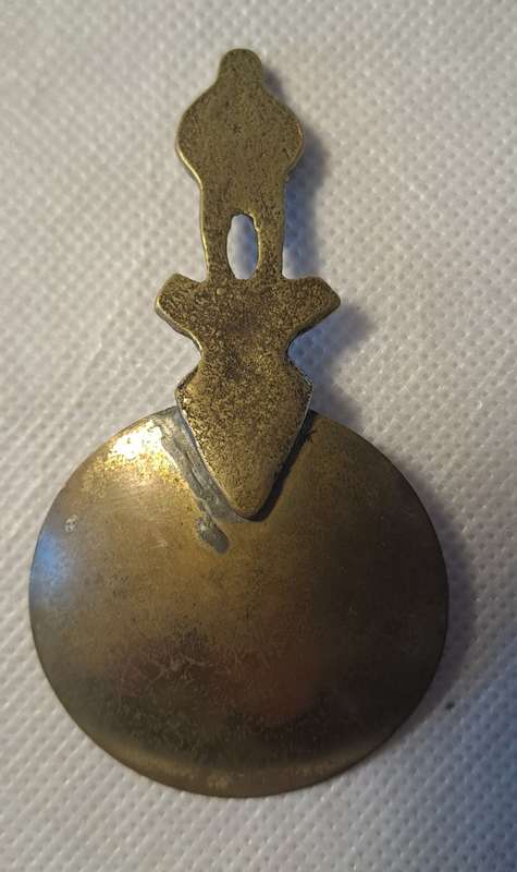 Brass Tea Caddy Spoon - Fatboy