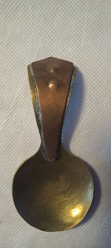 Brass tea caddy spoon