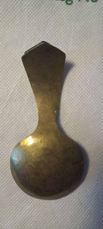 Brass tea caddy spoon