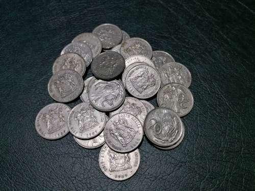 70`s and 80`s 20 cent coins (South Africa)