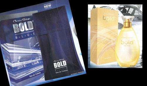 A BARGAIN, BOLD BLUE 100ML + BOLD FOR HER 50ML BY AVROY SLAIN