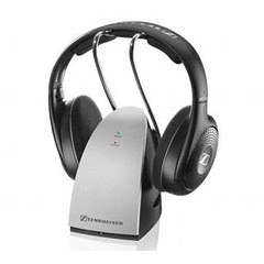 Sennheiser RS 120 Radio Headphone System - Black and Silver (RS 120 - 8)
