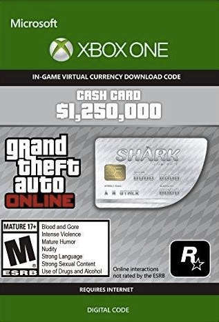 Grand Theft Auto V: Great White Shark Cash Card - Xbox One (Download Code)