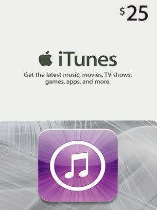 $25 iTunes Voucher Code