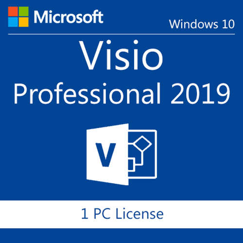 Microsoft Visio Professional 2019 - Full Version License Key
