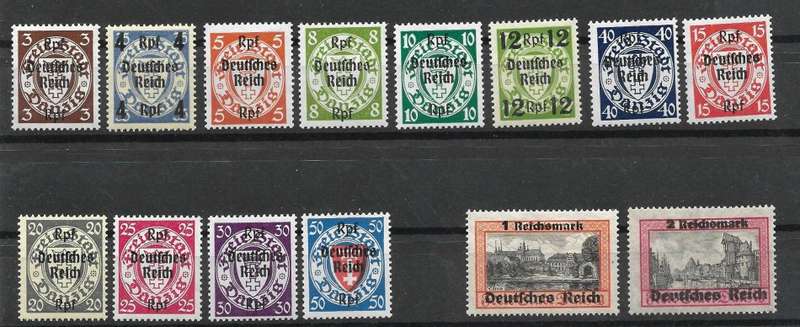 DEUTSCHES REICH HIGH VALUE 1939