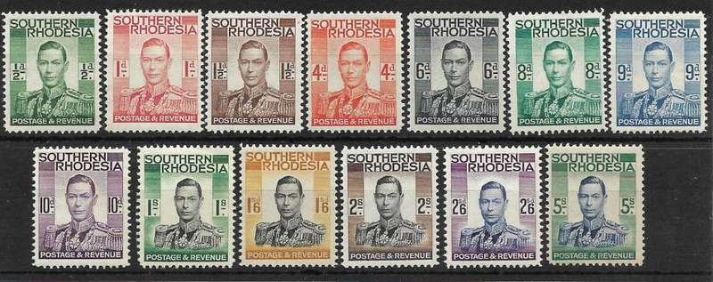 SOUTHERN RHODESIA COMPLETE MINT SET