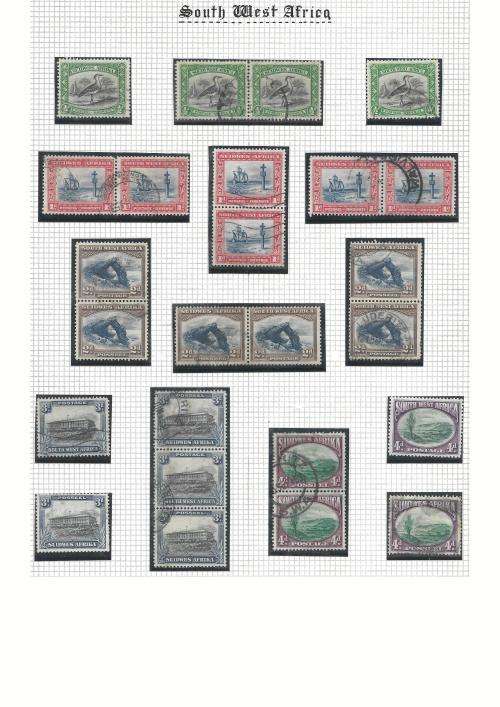 SOUTH WEST AFRICA- EXHIBITION MATERIAL IN RING BINDER