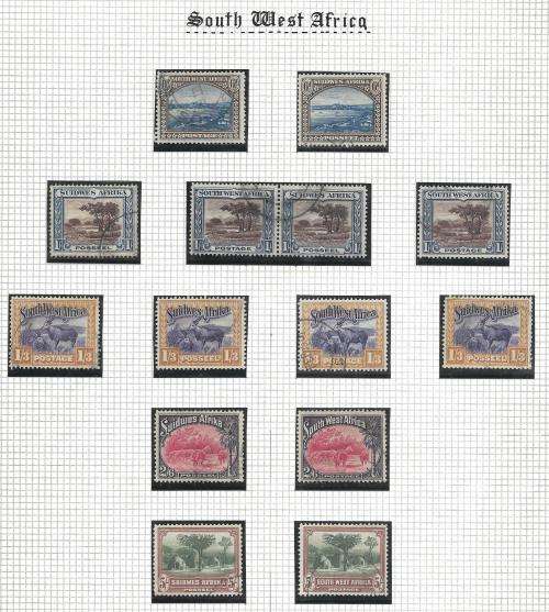 SOUTH WEST AFRICA- EXHIBITION MATERIAL IN RING BINDER