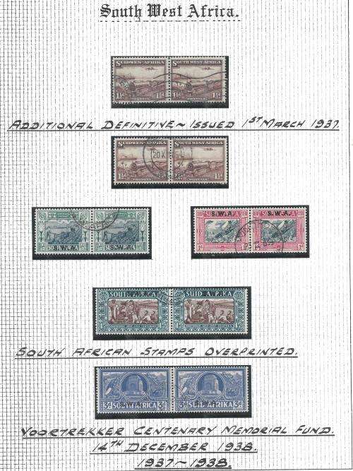 SOUTH WEST AFRICA- EXHIBITION MATERIAL IN RING BINDER