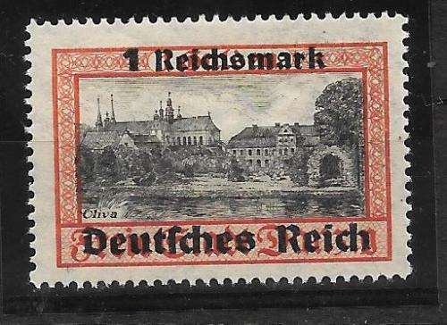 Deutsches Reich (Germany) 1939 Danzig with overprint, Mi 716-729, MH