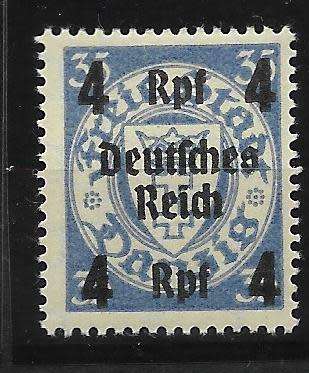 Deutsches Reich (Germany) 1939 Danzig with overprint, Mi 716-729, MH