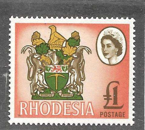 RHODESIA1966 DEFINITIVE ISSUE - MARDON PRINTING