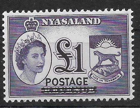 NYASSALAND   SG 188-198 MH (*)    C/V R800