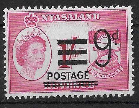 NYASSALAND   SG 188-198 MH (*)    C/V R800