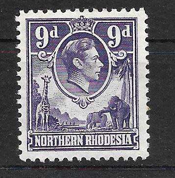 NORTHERN RHODESIA  Short set    C/V R3000-00