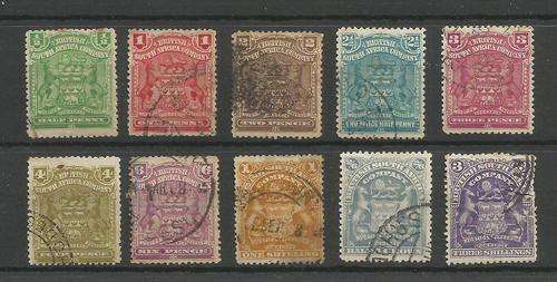 BSAC 1898 SET TO 3 SHILLING