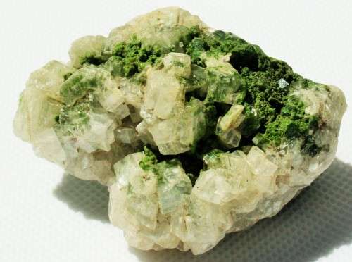 *GEMSTONE* WOW  RARE CALCITE ON ETTENGRITE COLLECTORS MINERAL ! WOW !