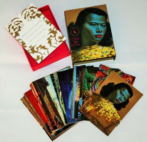 *TRETCHIKOFF* WOW ! 50 X TRETCHIKOFF PAINTING POST CARDS IN ORIGINAL BOX ! WOW !