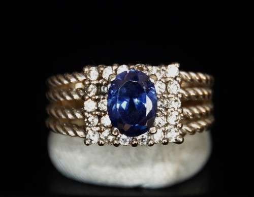 *TANZANITE*MOST BEAUTIFUL HAND MADE STERLING SILVER RING WITH GENUINE TANZANITE STONE