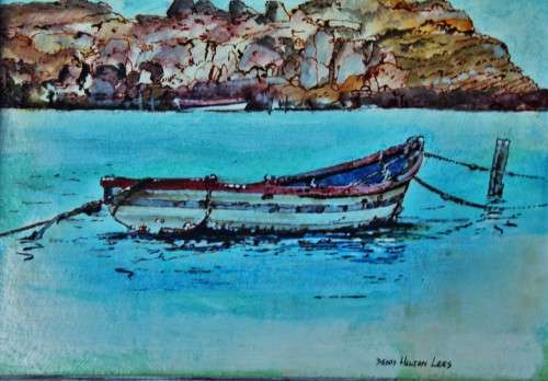 *DENIS HILTON LEES* ORIGINAL LARGE FRAMED PAINTING BY WELL KNOW SOUTH AFRICAN ARTIST