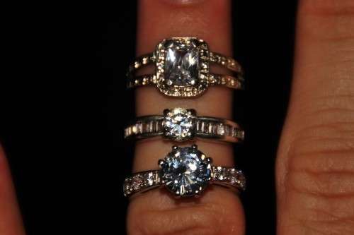 *RINGS*LOT OF THREE BEAUTIFUL STERLING SILVER RINGS - ONE BID FOR ALL THREE!!!