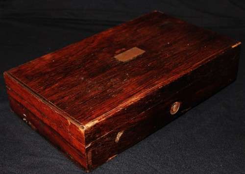 *DRAUGHTSMAN*ANTIQUE DRAUGTSMAN DRAWING SET OF TOOLS IN ORIGINAL BOX - VALUE R2850