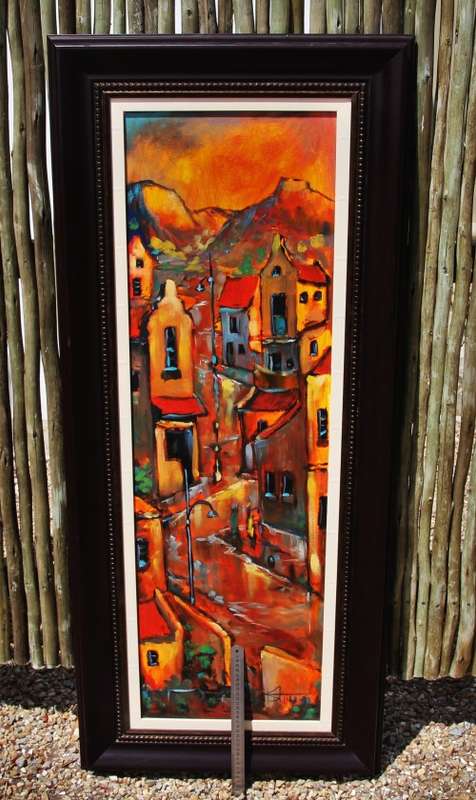 *SKINNER*HUUUUGGEEEEE FRAMED FREDDIE SKINNER ORIGINAL PAINTING - VALUE R12500.00