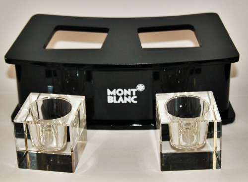 *MONT BLANC*SUPER SCARCE MONT BLANC DESK INK WELL/ORGANISER - VALUE R14500.00