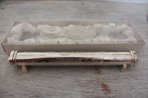 Plated Silver Marriage Certificate Holder