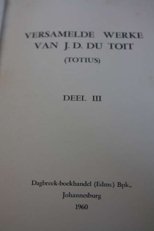 The Complete Totius Collection (1962)
