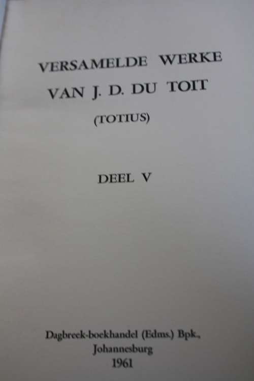 The Complete Totius Collection (1962)