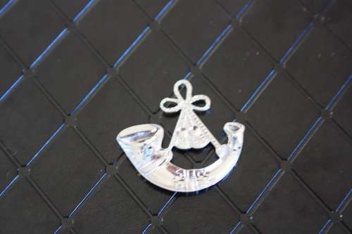 Light Infantry Gilded Collar Badge