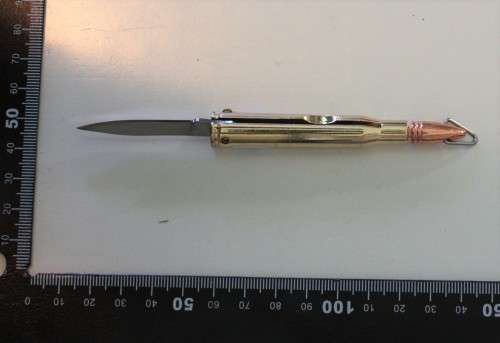 Bullet pocket knife
