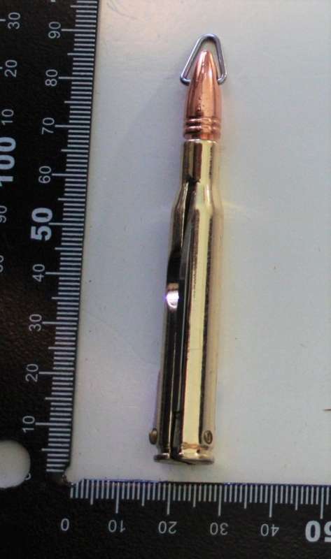 Bullet pocket knife