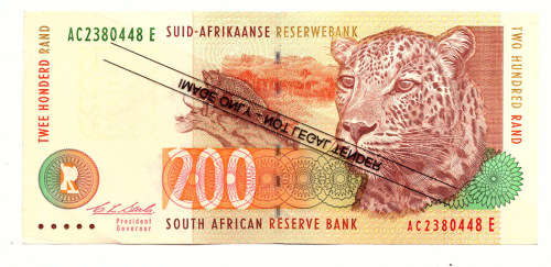 C L STALS R200 RAND SOUTH AFRICAN BANK NOTE 2nd ISSUE