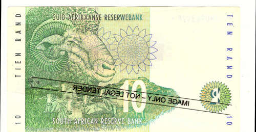 C L STALS R10 RAND SOUTH AFRICAN BANK NOTE 2nd ISSUE