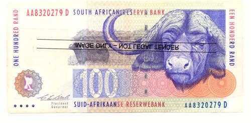 C L STALS R100 RAND SOUTH AFRICAN BANK NOTE 2nd ISSUE