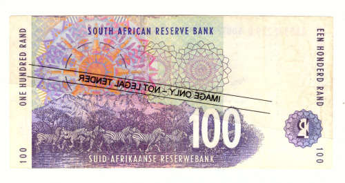 C L STALS R100 RAND SOUTH AFRICAN BANK NOTE 2nd ISSUE