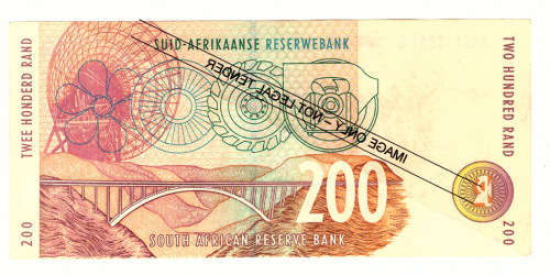 T T MBOWENI R200 RAND SOUTH AFRICAN BANK NOTE 2nd ISSUE DOUBLE AA