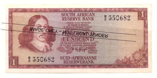 T W DE JONGH  2nd ISSUE FULL SE SOUTH AFRICAN BANK NOTES