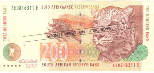 C L STALS R200 RAND SOUTH AFRICAN BANK NOTE 2nd ISSUE