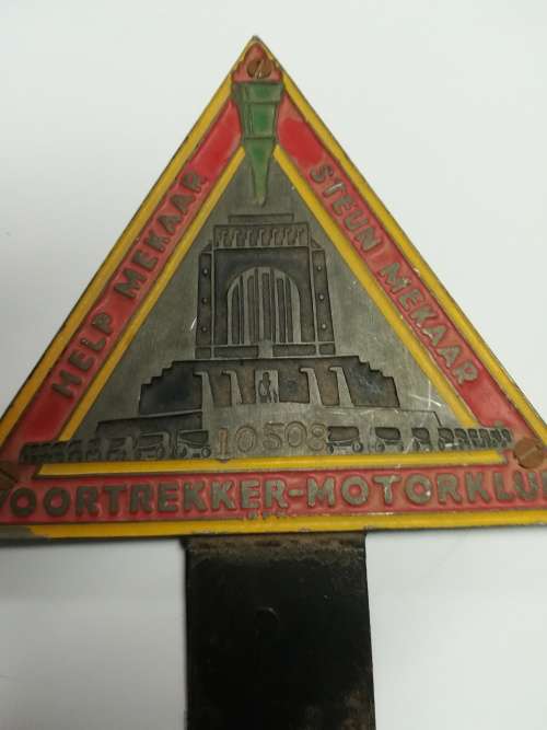 VOORTREKKER-MOTORKLUB Metal Badge