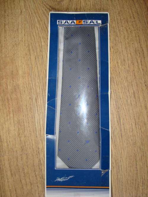 SAA SAL TIE....IN MINT CONDITION STILL INSIDE ORIGINAL BOX!