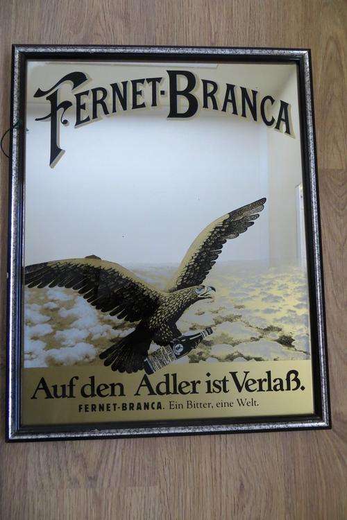 FERNET BRANCA INTERNATIONAL FRAMED MIRROR