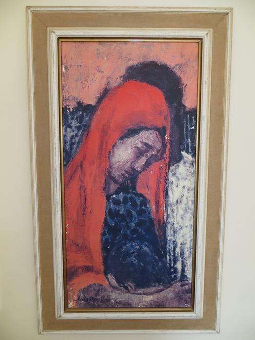 FRAMED RETRO PRINT ON BOARD BY CANJURA "MATERNITY"